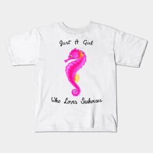 Cute Seahorse Kids T-Shirt